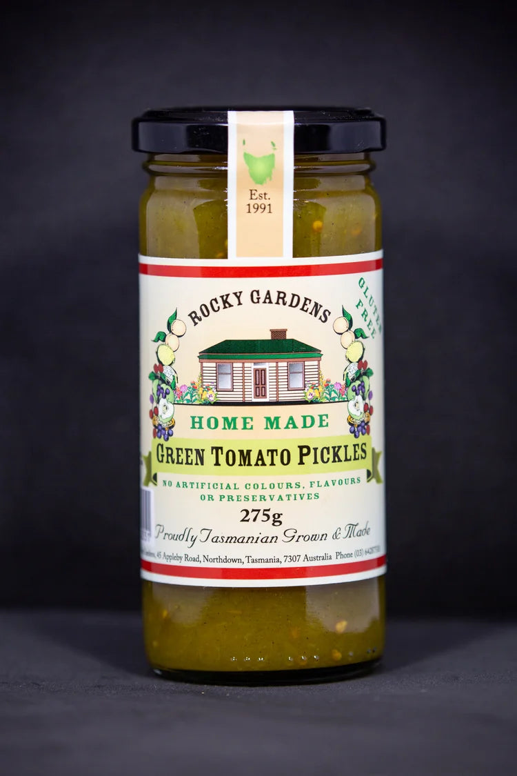 Green Tomato Pickles 300g by Rocky Gardens