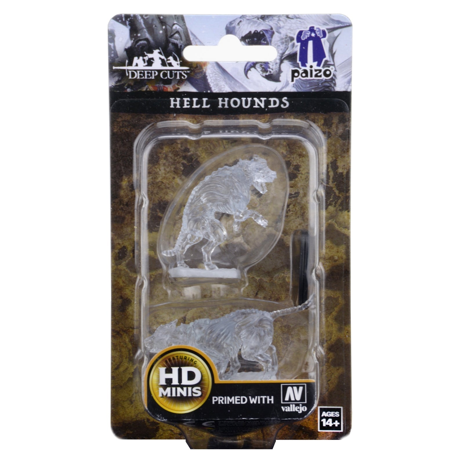 Pathfinder Deep Cuts Miniature - Hell Hounds