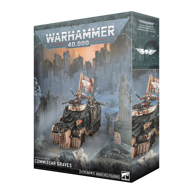 Commissar Graves in Centaur RSV - Astra Militarum