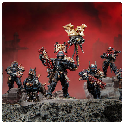 Exaction Squad kit sprue and component detail shot