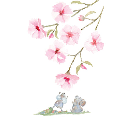 Koala Blossom Greeting Card - Patchworkdog Designs