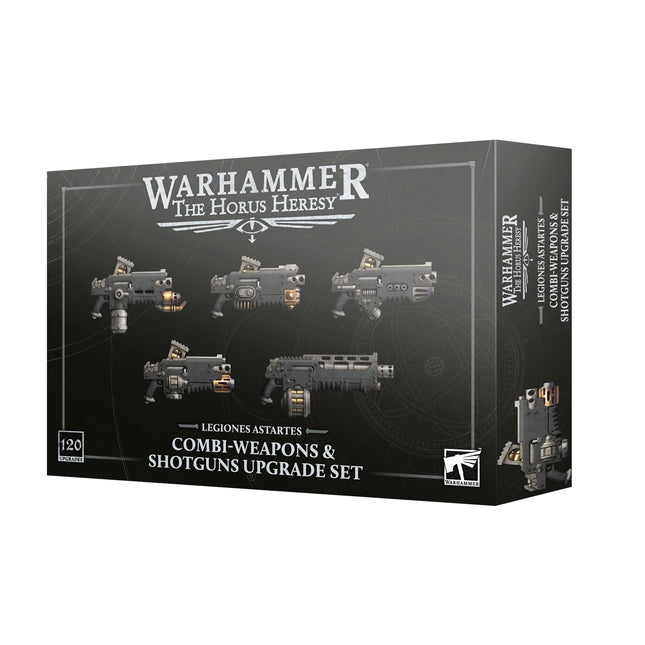 Legiones Astartes Combi-Weapons and Shotguns Upgrade Set box art, official Games Workshop packaging