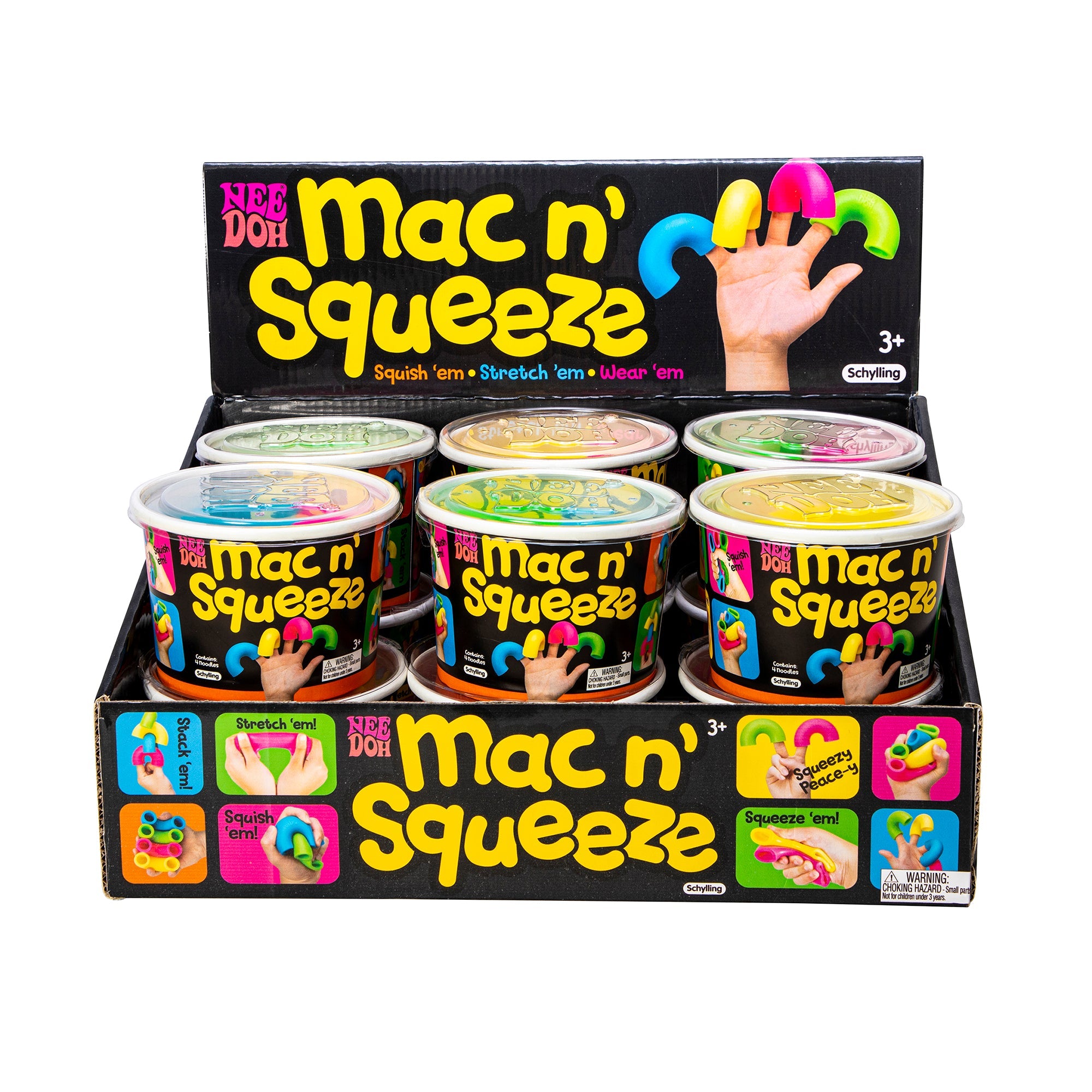 Nee Doh Mac n Squeeze packaging