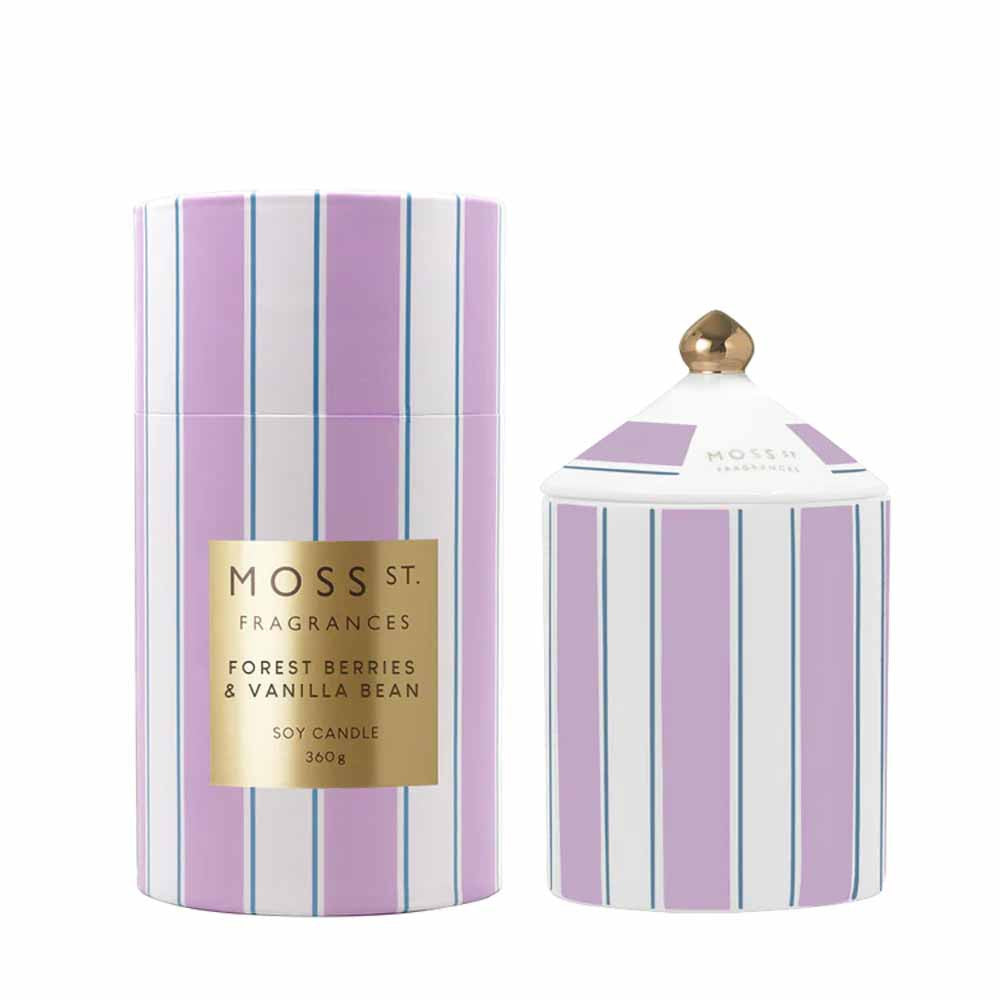 Forest Berries & Vanilla Bean Ceramic Candle 360g