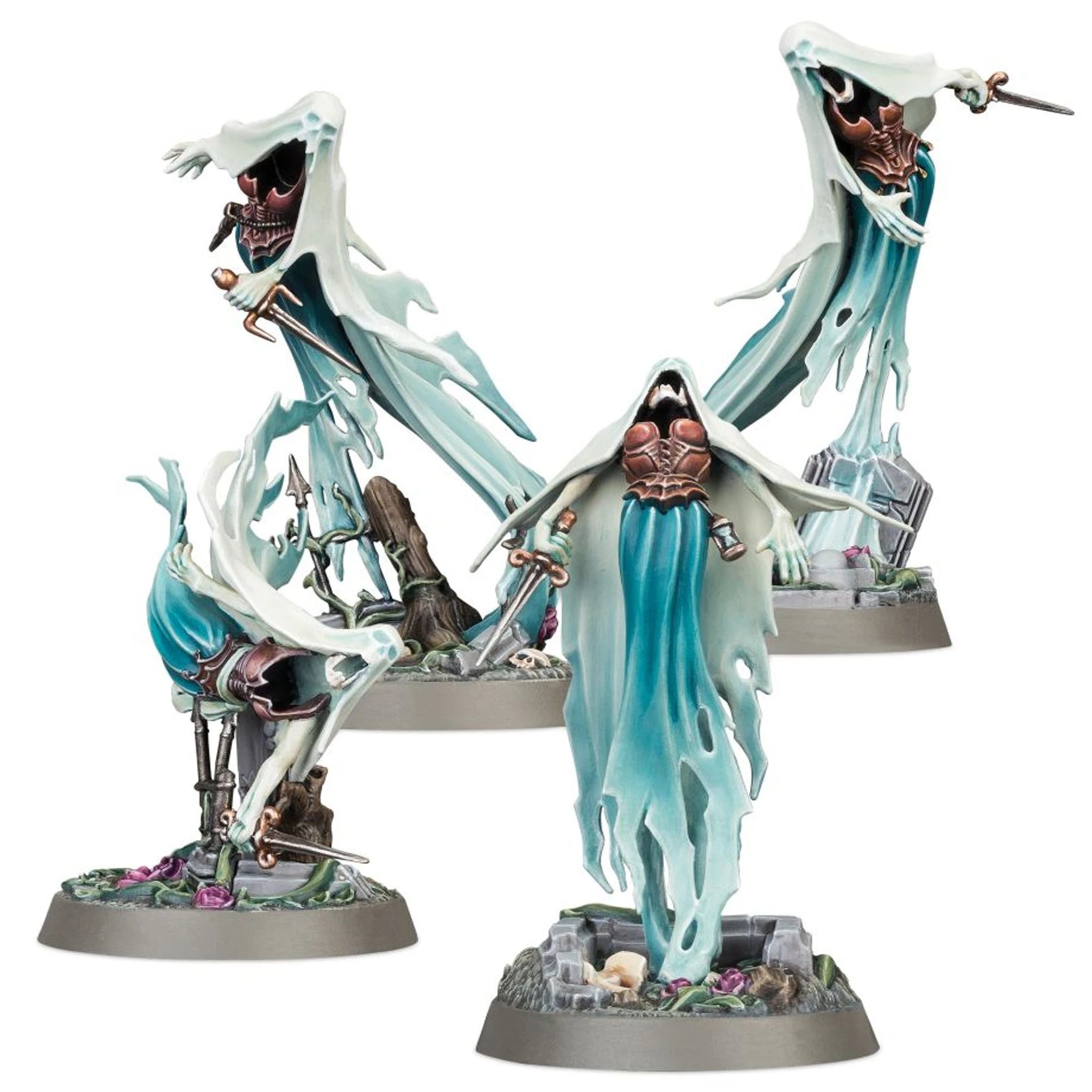 Nighthaunt Myrmourn Banshees box art, official Games Workshop packaging