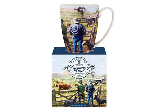 A Farming Life Observing The Herd Mug