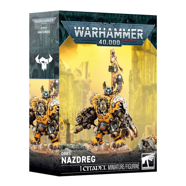 Orks Nazdreg box art, official Games Workshop packaging