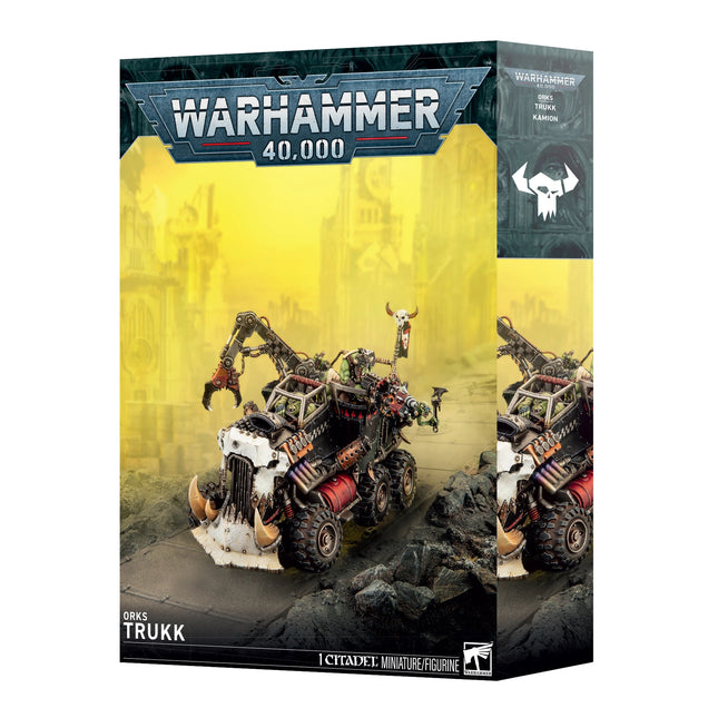 Orks Trukk box art, official Games Workshop packaging