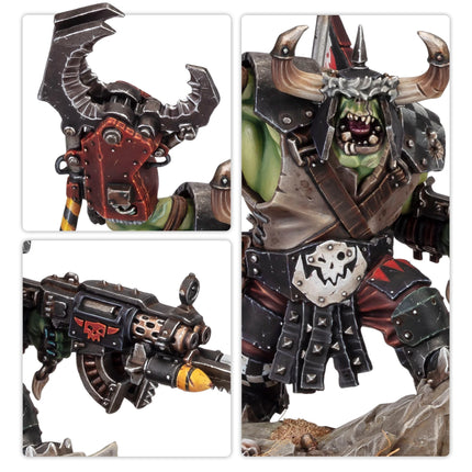Ork Warboss power klaw and weapon option detail views