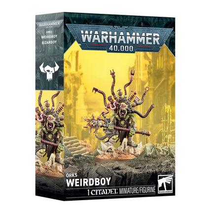 Orks Weirdboy box art, official Games Workshop packaging