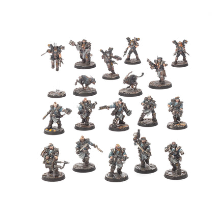 Orlock Underhive Crew miniatures, full gang, unpainted