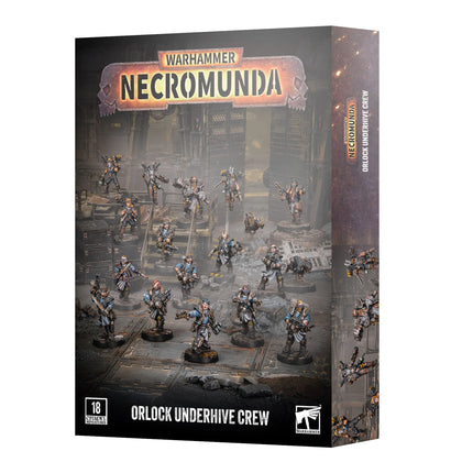 Necromunda Orlock Underhive Crew box art, official Games Workshop packaging
