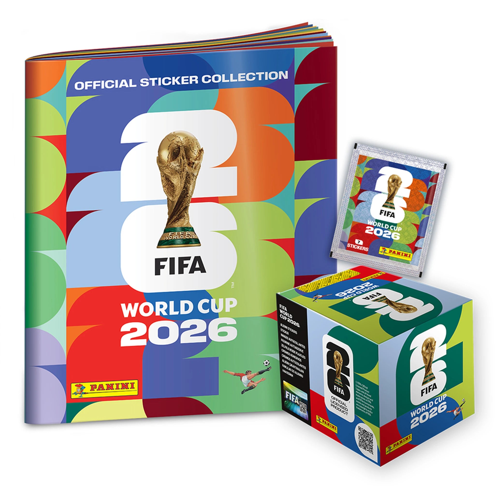 Panini FIFA World Cup 2026 sticker packet box display