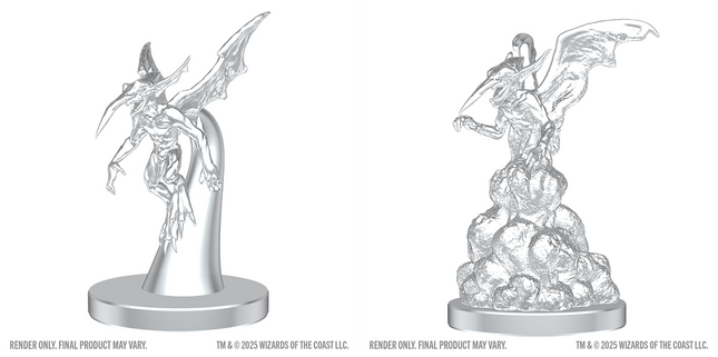 D&D Nolzurs Marvelous Miniatures - Ice Mephit and Dust Mephit by WizKids