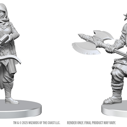 D&D Nolzurs Marvelous Miniatures - Assassin and Berserker by WizKids