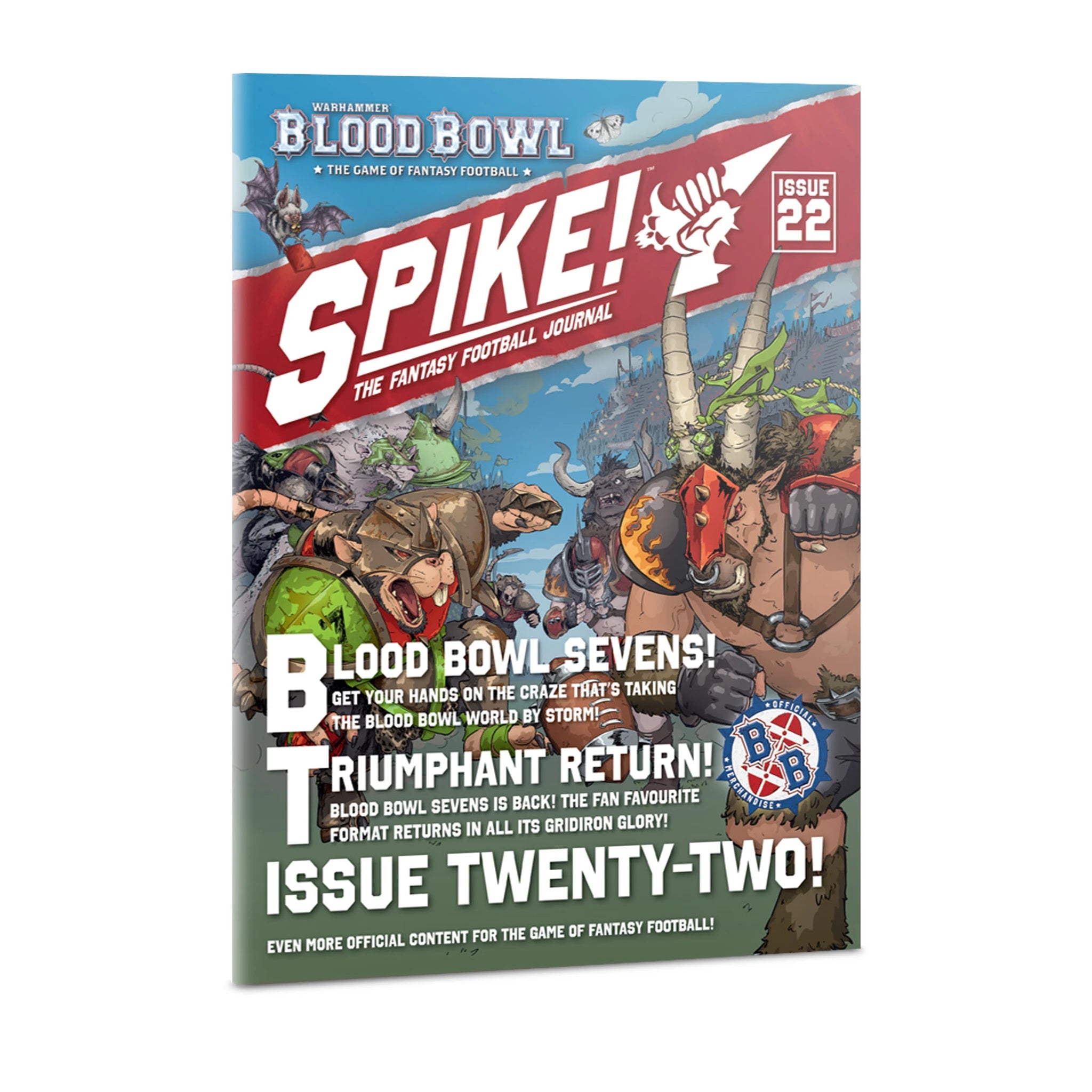 Blood Bowl Spike! Journal Issue 22 cover box art, official Games Workshop packaging
