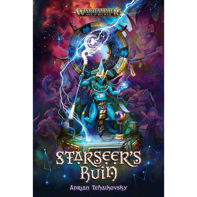 Starseer's Ruin paperback cover by Adrian Tchaikovsky