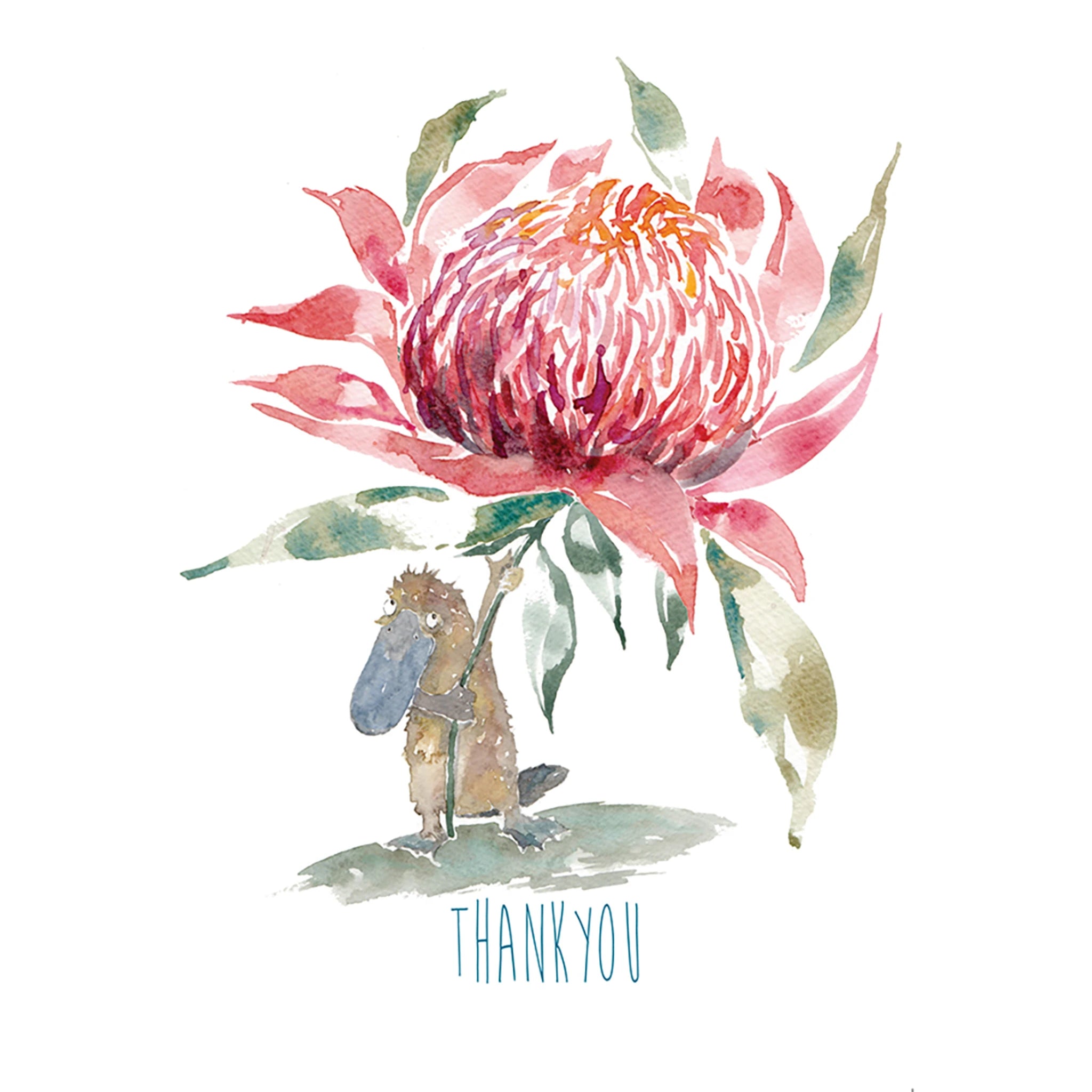 Thank You Greeting Card - Patchworkdog Designs