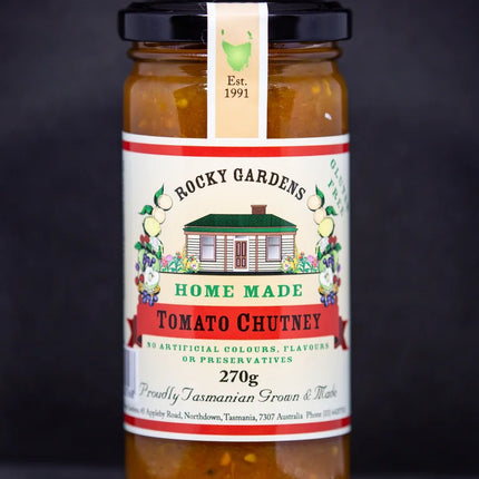 Tasmanian Tomato Chutney 300g by Rocky Gardens
