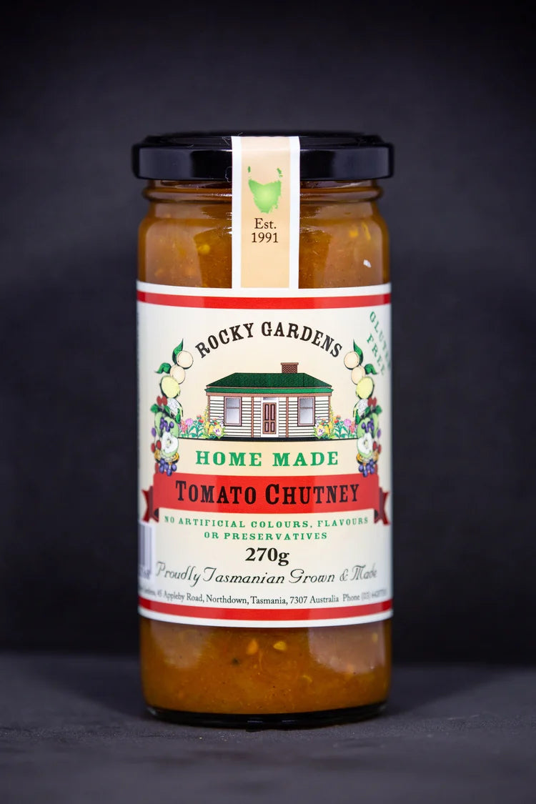 Tasmanian Tomato Chutney 300g by Rocky Gardens
