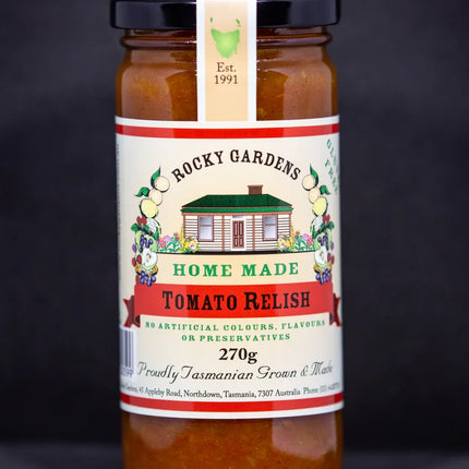 Tasmanian Tomato Relish 300g by Rocky Gardens