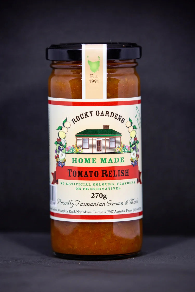Tasmanian Tomato Relish 300g by Rocky Gardens