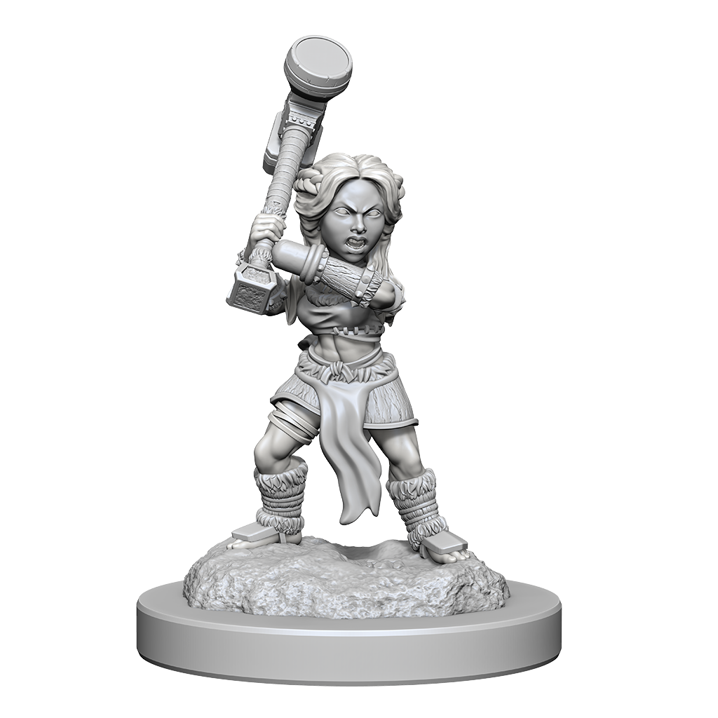D&D Nolzurs Miniatures - Halfling Barbarians