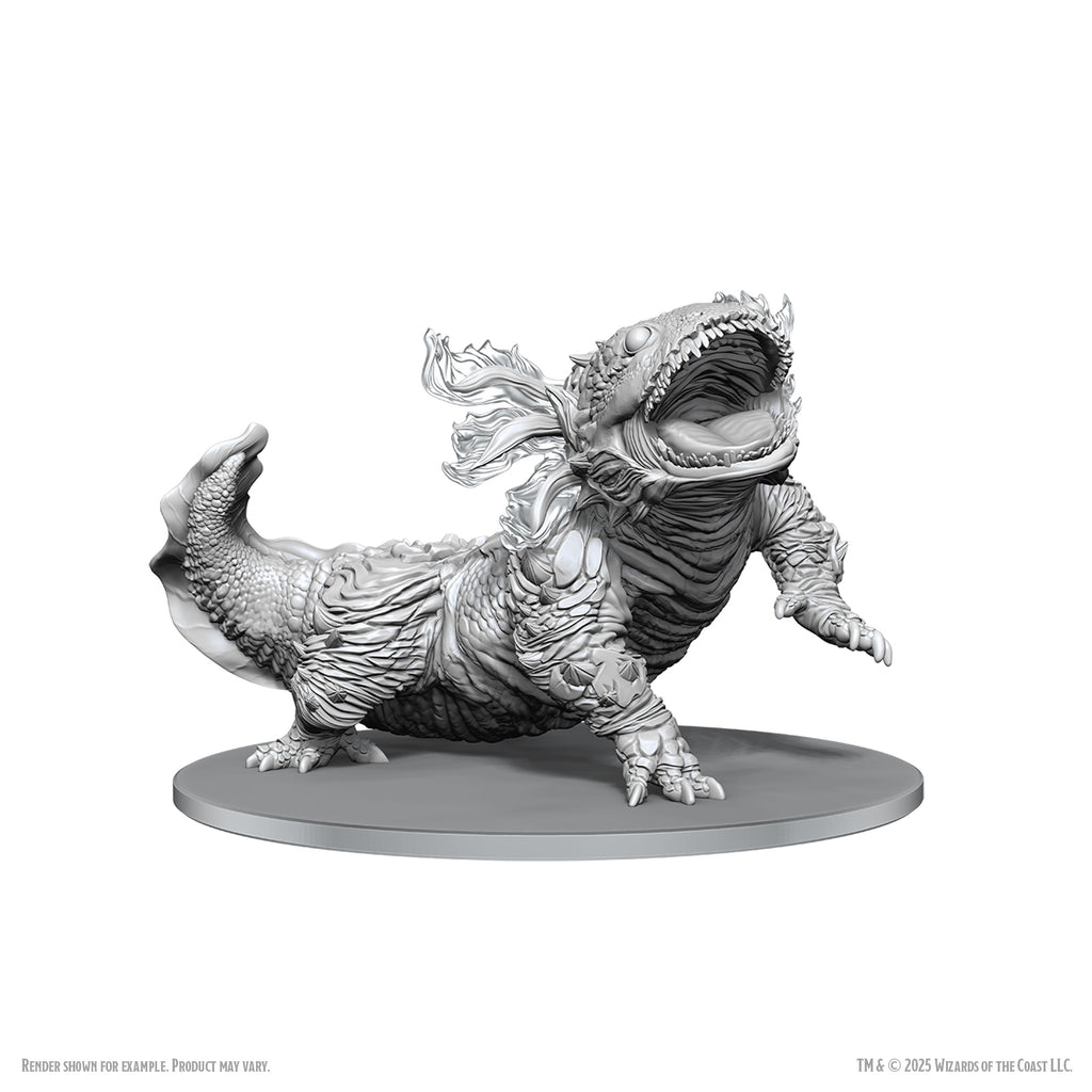 D&D Nolzurs Marvelous Miniatures Tlexolotl unpainted miniature