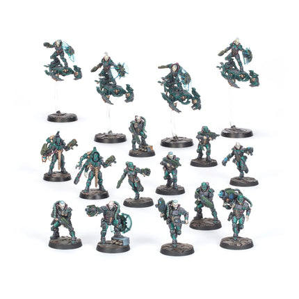 Van Saar Underhive Crew miniatures, full gang, unpainted