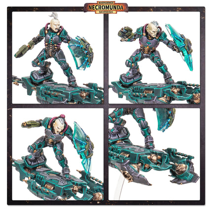 Van Saar Archeotek and Grav-Cutter miniatures, detail view