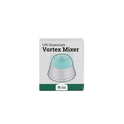 LPG Essentials Vortex Mixer paint shaker, white with teal top