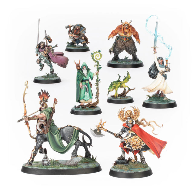 Warhammer Quest Premium Starter Set - Darkwater miniatures contents