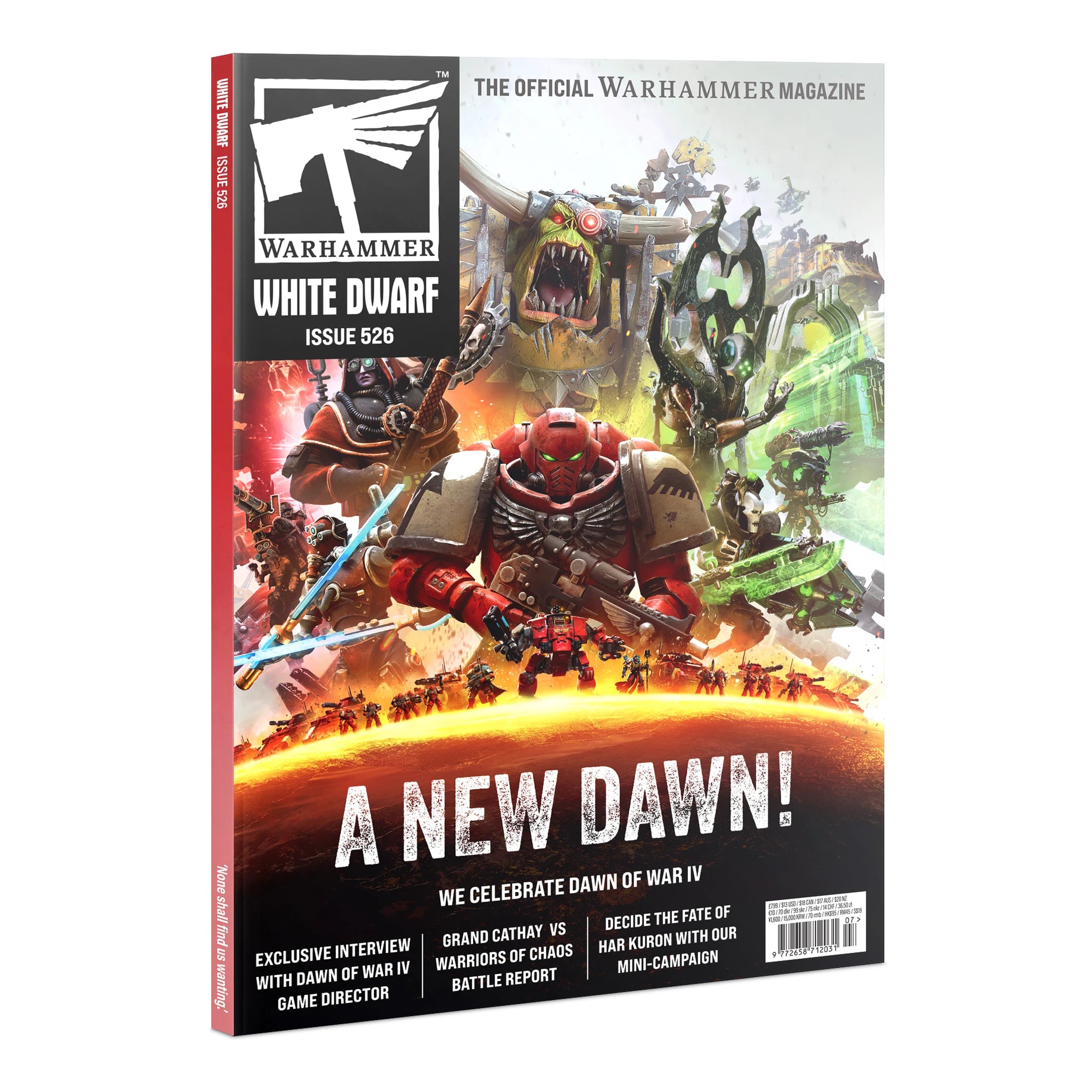 White Dwarf Issue 526 magazine cover, official Games Workshop
