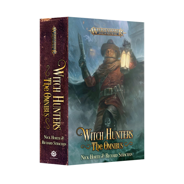 Witch Hunters: The Omnibus paperback box art, official Games Workshop cover