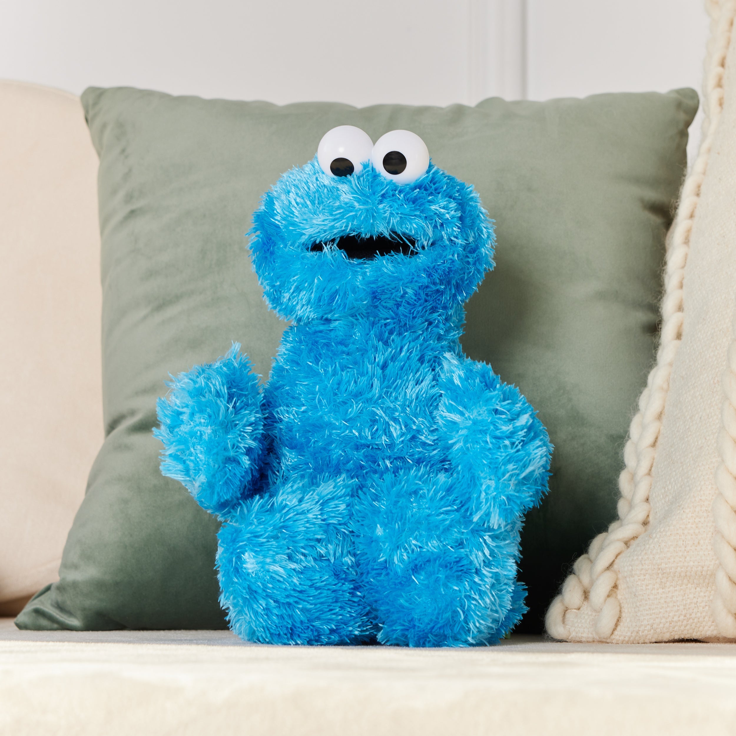 Gund Sesame Street Cookie Monster plush detail