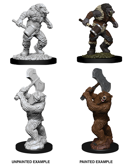 D&D Nolzurs Miniature - Wereboar and Werebear