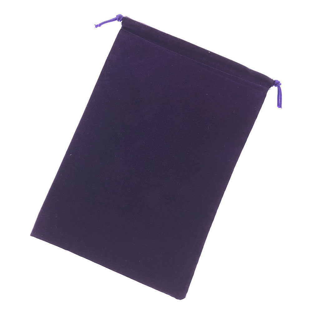 Dice Bag - Large Suedecloth - Purple