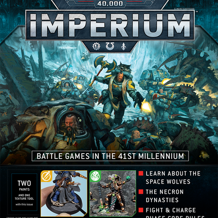 Warhammer Imperium Issue 38 - Yriel Yellow, Astrogranite and Texture Spreader