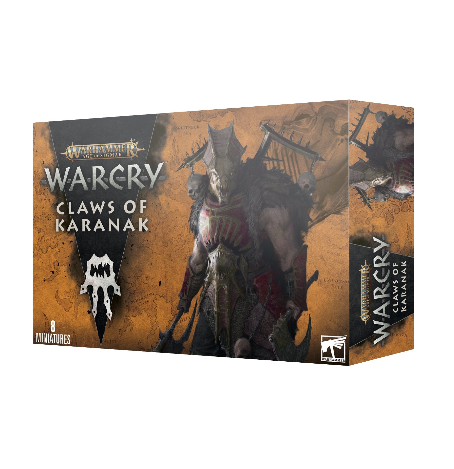 a box of war cry claws of karanark