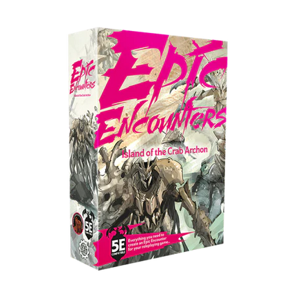 the cover of epic encounters island of the end dragon