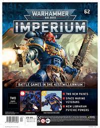 a magazine with a picture of a warhammerer