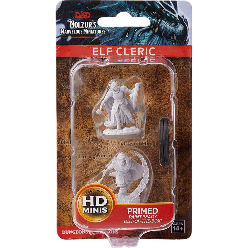 a plastic figure set of an elf with a sword