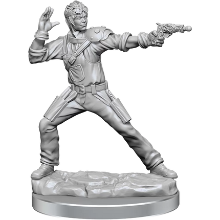 D&D Nolzurs Miniature - Human Artificer and Human Apprentice