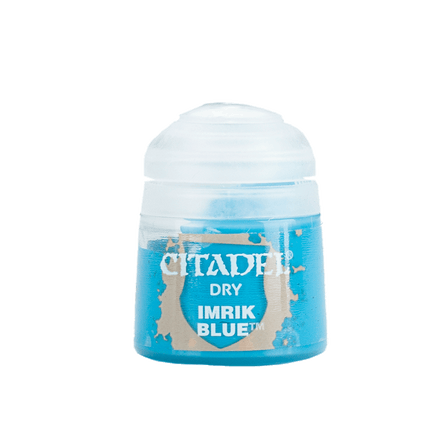 a bottle of blue ink with a white background