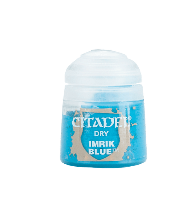 a bottle of blue ink with a white background