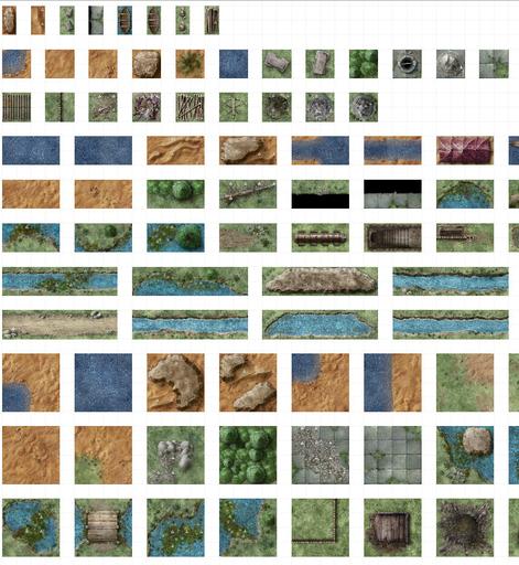 D&D Dungeon Tiles Reincarnated - Wilderness 5th Ed