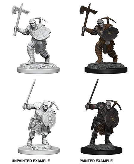 D&D Nolzurs Miniatures - Earth Genasi Fighter