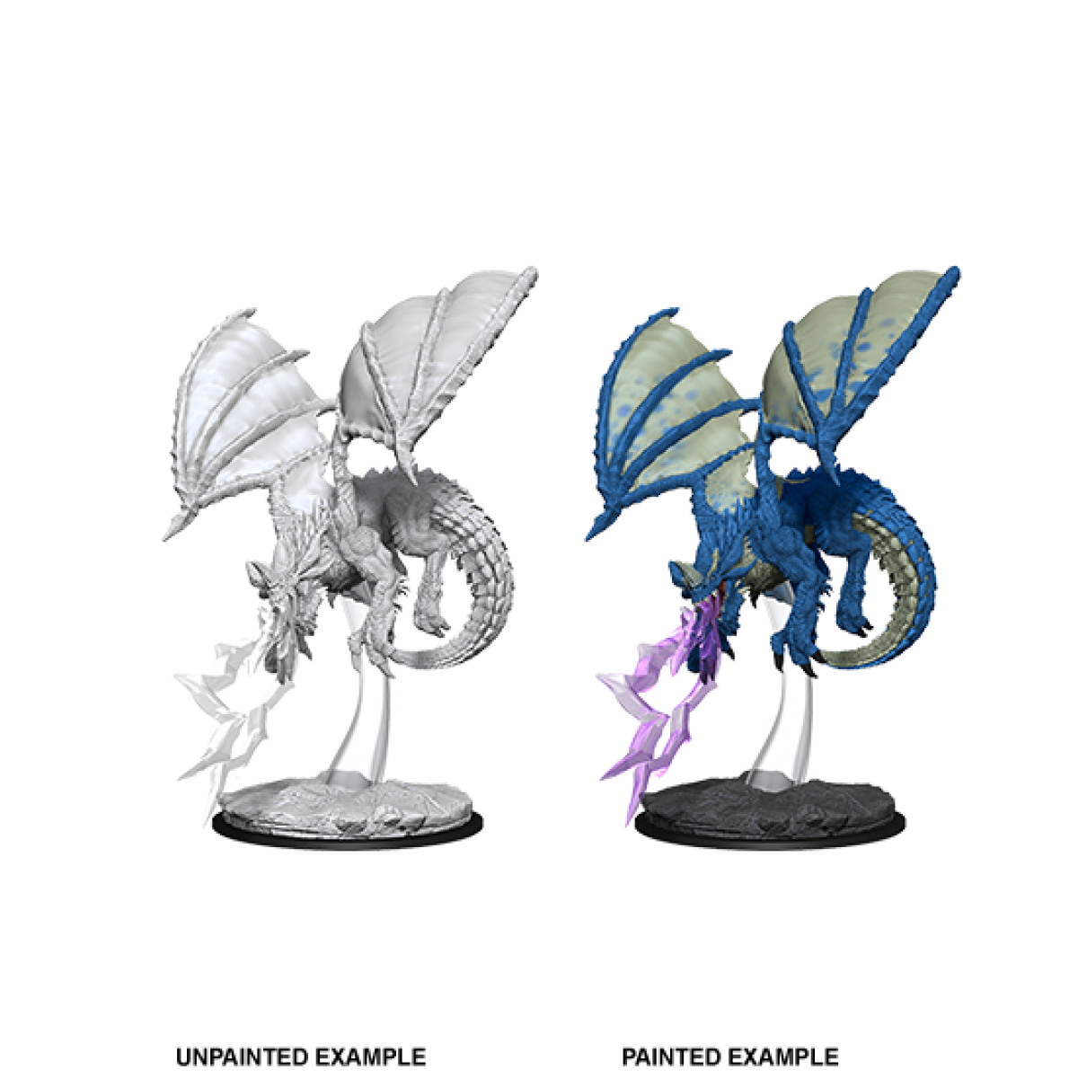 D&D Nolzurs Miniature - Young Blue Dragon