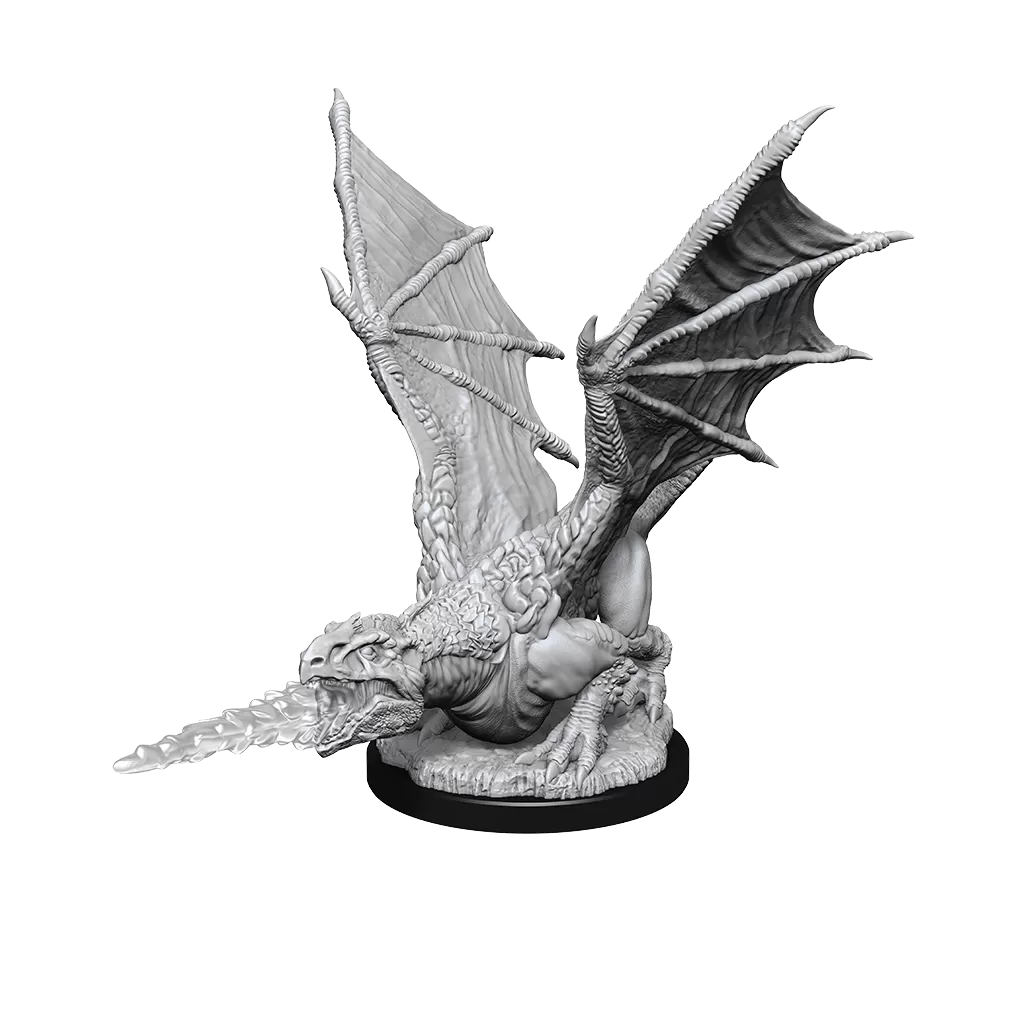 D&D Nolzurs Miniature - White Dragon Wyrmling