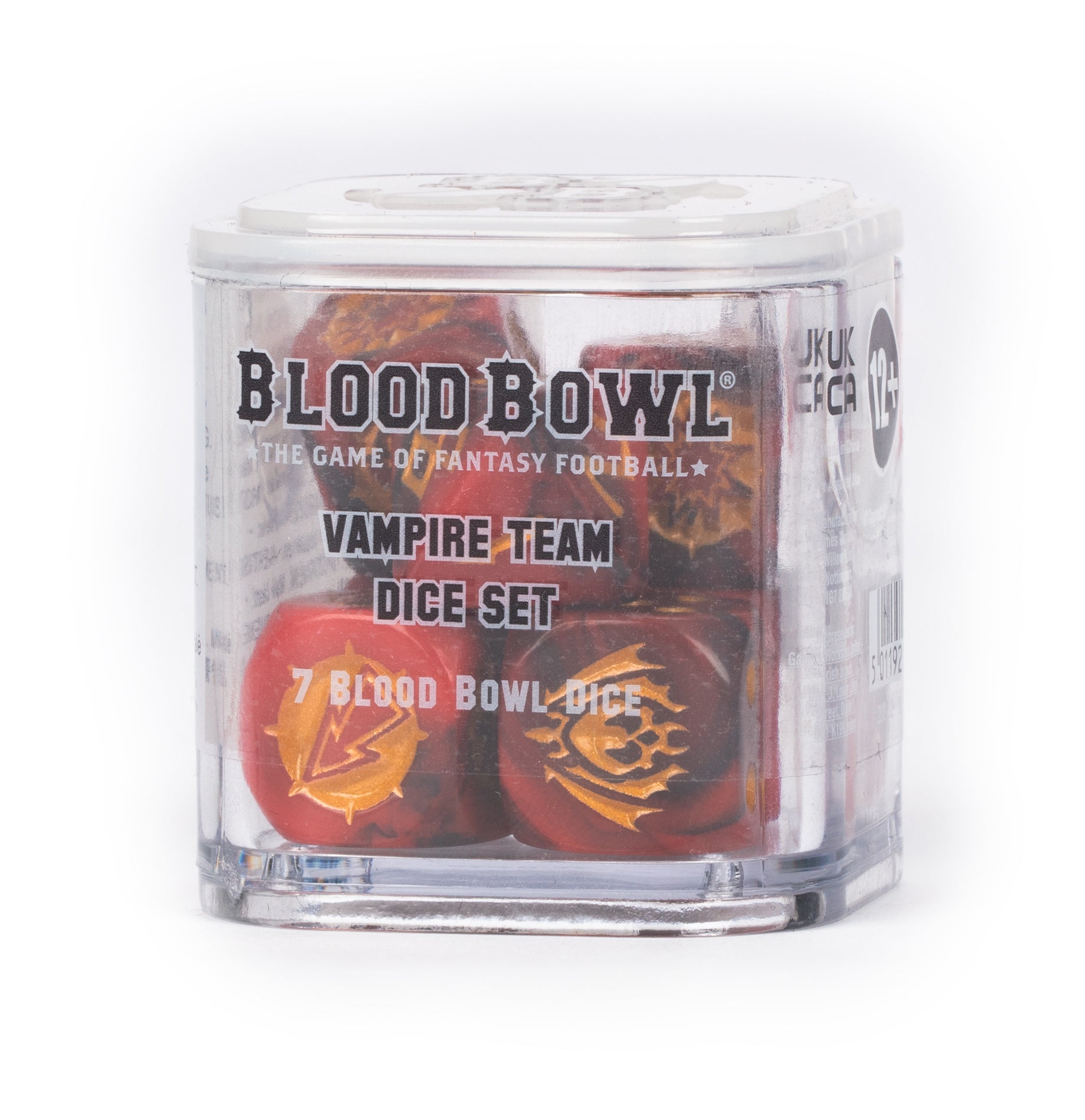 a package of blood bowl vampire team dice set
